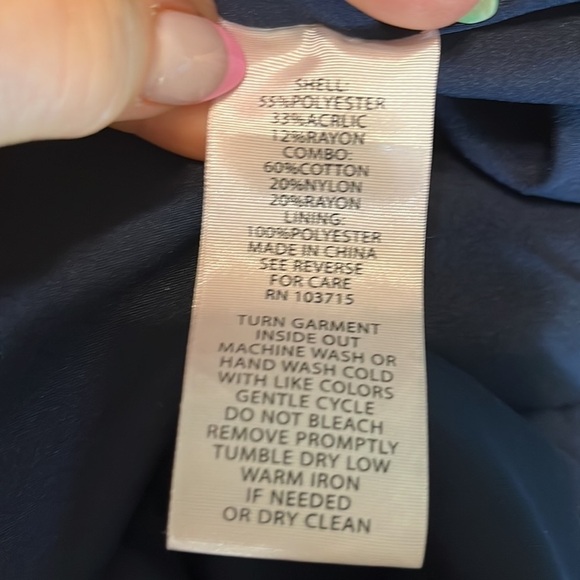 Nanette Lepore Dress Lace Sleeves Tweed Metallic Skirt Section V-neck Size 10 - Picture 9 of 11